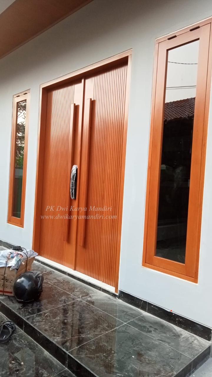 Pintu Utama Minimalis Kamper