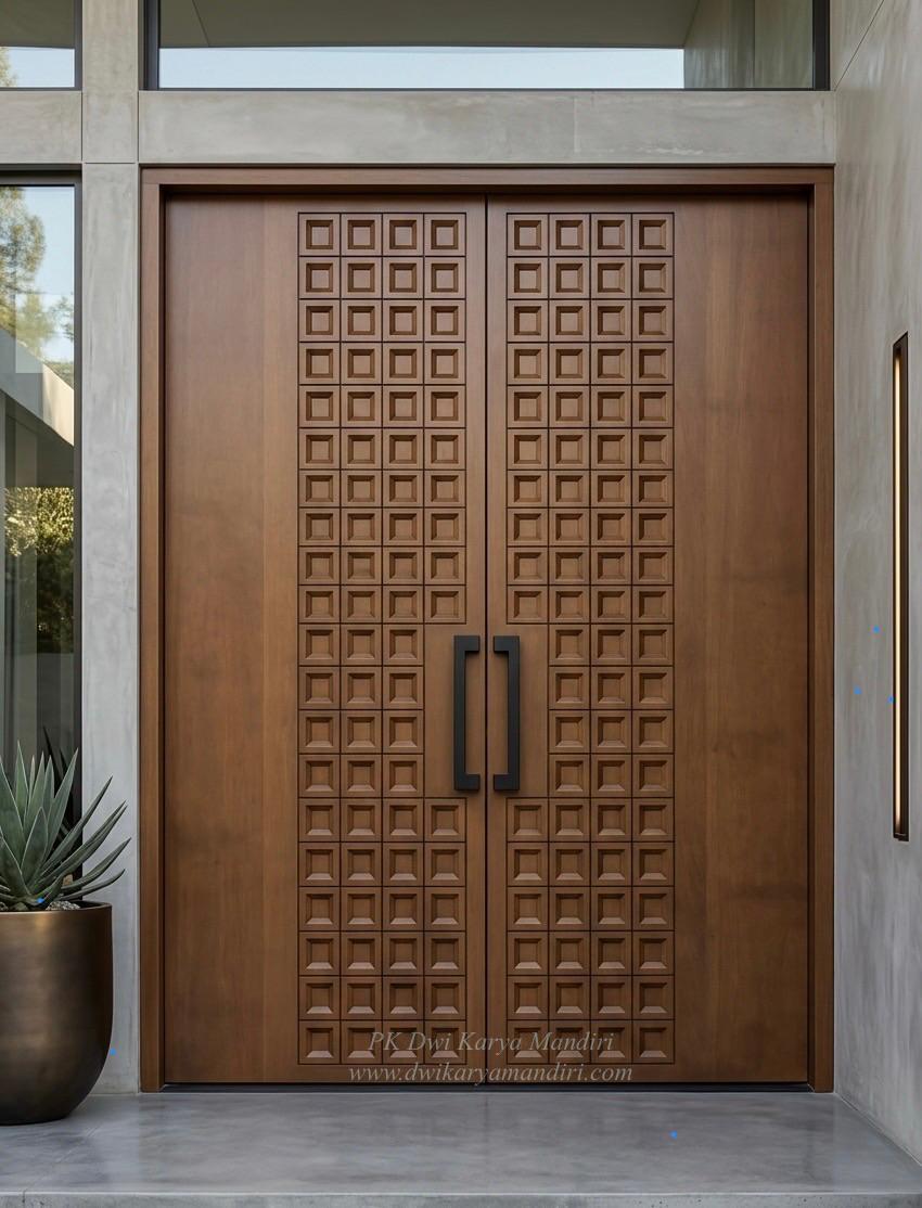 Pintu Kayu Solid ( Oven )